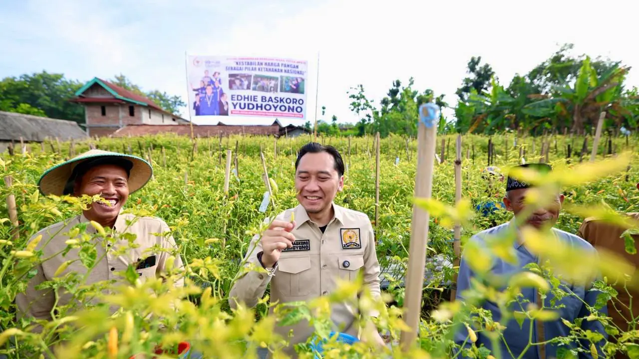 Wakil Ketua MPR RI, Edhie Baskoro Yudhoyono (Ibas), melaksanakan Kunjungan Daerah Pemilihan (Kundapil) ke Desa Bangunrejo, Ngawi, dalam rangka Dialog Kebangsaan Bersama Wakil Ketua MPR RI bertajuk “Kestabilan Harga Pangan sebagai Pilar Ketahanan Nasional”