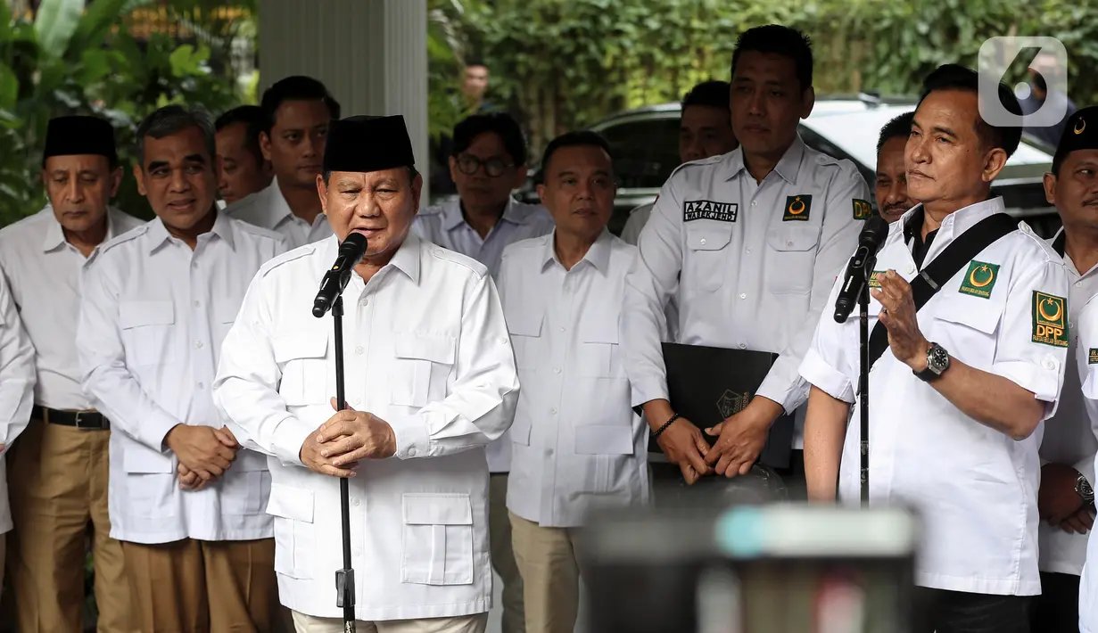 Wakil Ketua Umum Partai Gerindra Habiburokhman mengatakan, pertemuan Yusril dengan Prabowo juga akan membahas soal wacana koalisi besar. (Liputan6.com/Johan Tallo)