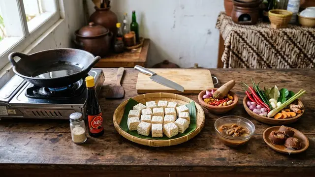 Resep Asem Asem Tempe yang Segar dan Nikmat Disantap Bersama Nasi Hangat/AI Generated