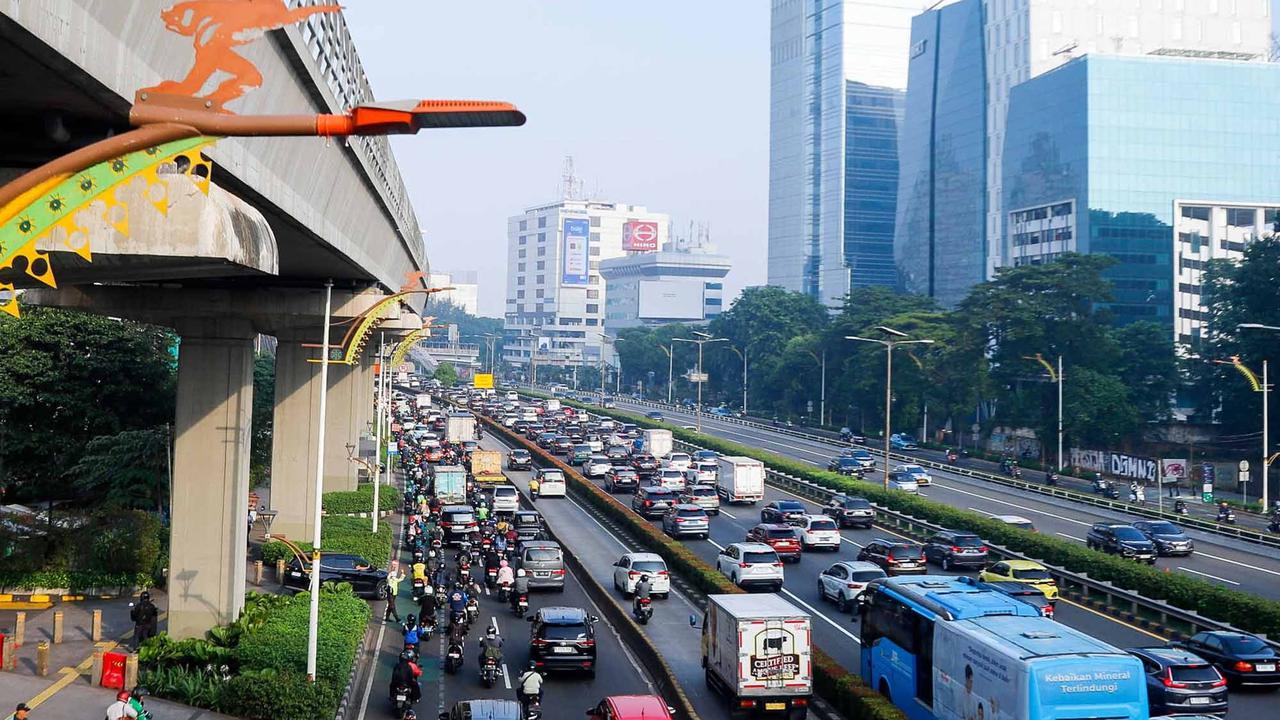 FOTO: Libur lebaran Usai, Jakarta kembali Macet