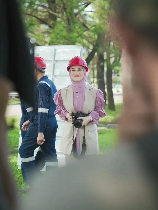 Irish Bella syuting sinetron (Instagram/_irishbella_)