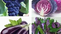 Khasiat Luar Biasa Buah dan Sayur Warna Ungu