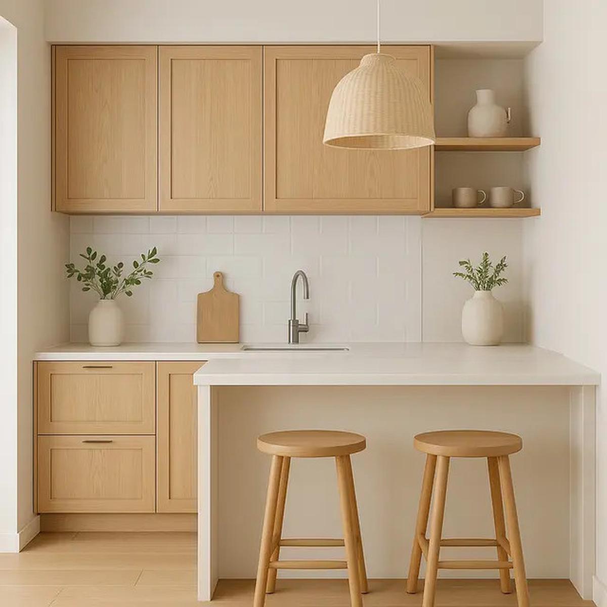 7 Inspirasi Dapur Kecil dengan Mini Bar, Jadi Tren Rumah di Tahun 2025