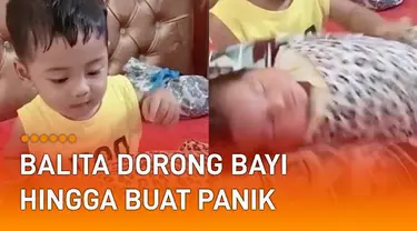 Tingkah balita memang sulit ditebak, dan tak jarang mengundang bahaya.