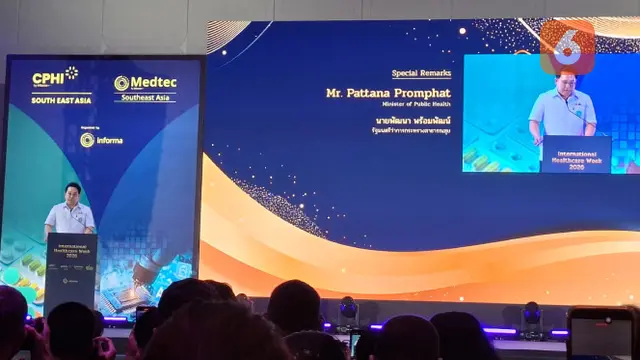Menteri Kesehatan Masyarakat Thailand, Pattana Prompat (Foto: Mevi Linawati/Liputan6.com)