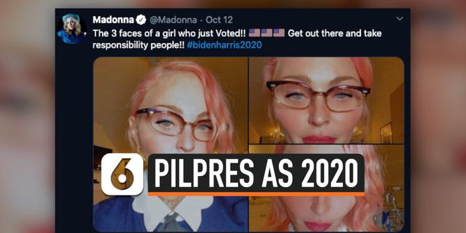 VIDEO: Madonna Pamer Dukungan untuk Biden di Pilpres AS 2020