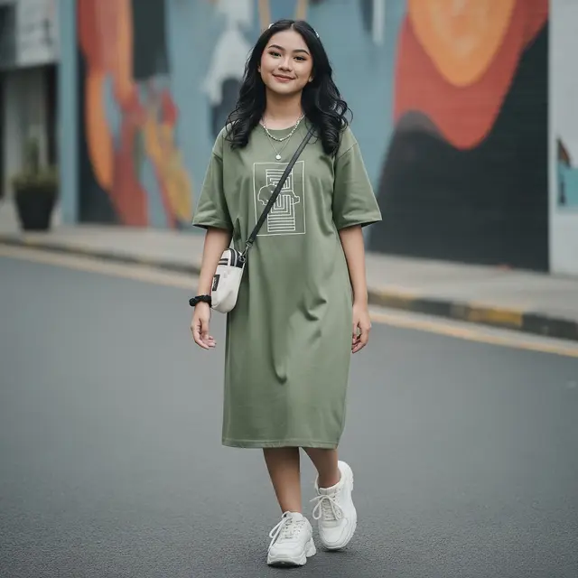 Model Dress Anak Polos dengan Desain Kekinian (Gemini AI)