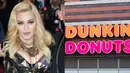 Madonna pernah menjadi pegawai Dunkin' Donuts. Namun ia dipecat karena menyemprotkan jelly ke pelanggan. (Getty Images-Cosmopolitan)