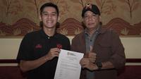 Septian David Maulana resmi bergabung dengan Malut United pada Senin (30/6/2025). (dok. Malut United)