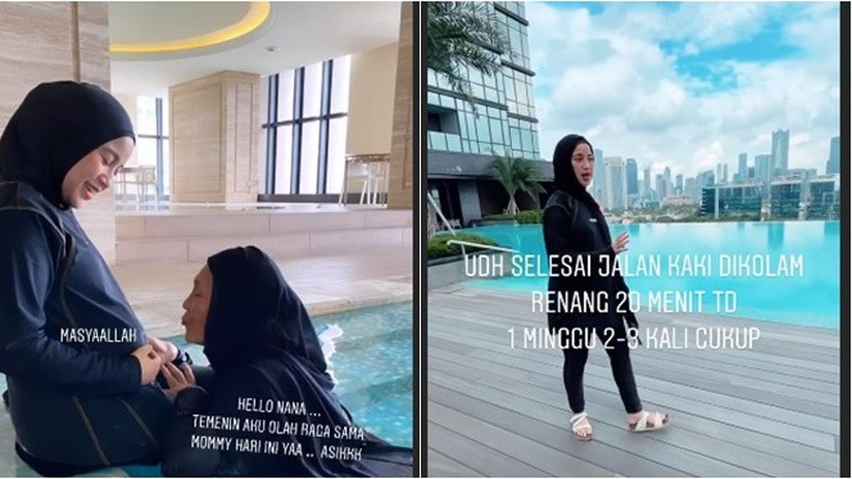 6 Momen Chacha Frederica Jalani Program Tingkatkan Kecerdasan Janin