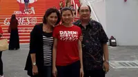 Pebulu tangkis ganda campuran Debby Susanto ingin memberi kado ulang tahun untuk kedua orangtuanya (badmintonindonesia.org)