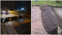 6 Potret Polisi Tidur Setinggi Harapan Orang Tua Ini Bikin Pengendara Tepuk Jidat