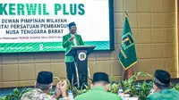 Plt Ketua Umum Partai Persatuan Pembangunan (PPP) Muhamad Mardiono menghadiri kegiatan Rapat Kerja Wilayah (Rakerwil) Plus DPW PPP Nusa Tenggara Barat (NTB), di Mataram, Lombok, Sabtu (16/11/2024) (Istimewa)