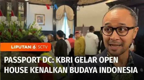 VIDEO: Passport DC: Kemeriahan Open House KBRI Washington DC, Banyak Warga Berkunjung