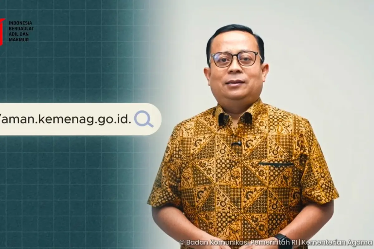 Kepala Biro Humas dan Komunikasi Publik Kemenag Thobib Al Asyhar menyampaikan peluncuran aplikasi AMAN merupakan bagian dari Gerakan Nasional Ruang Aman Nyaman Anak (Gernas RANA). (Istimewa)