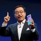 Presiden Samsung, Dj Lee, memperkenalkan Galaxy Note 4 di IFA 2014 (newsdaily.com)