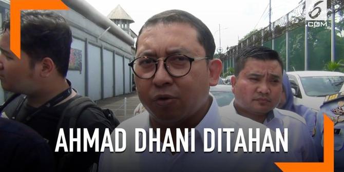 VIDEO: Fadli Zon Ingin Dhani Dipindah ke Mako Brimob