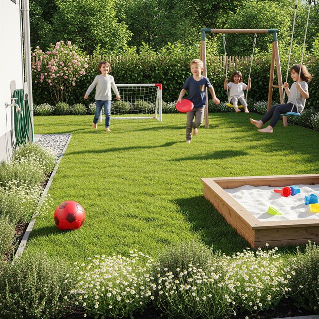 Desain Halaman Belakang Rumah Jadi Area Bermain Anak