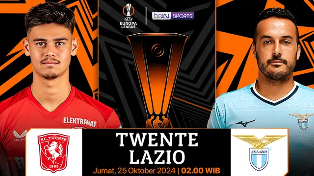 Jadwal Pertandingan Liga Europa: Twente vs Lazio Matchweek 3 di Vidio