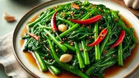 Trik Masak Kangkung agar Tetap Hijau dan Empuk, Cukup Tambahan Bumbu Segar Ini