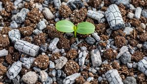 Cara Buat Media Tanam dari Campuran Tanah dan Abu Kayu. Foto: Gemini