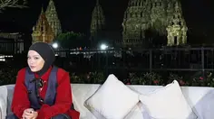 Gaya Hijab Anti-goyang Salma Salsabil di Prambanan Jazz Festival 2026