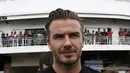 Tampilan brewok membuat pesepakbola asal Inggris ini terlihat semakin tampan. (Bintang/EPA)