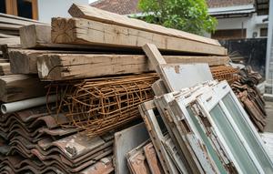 Memanfaatkan Material Bekas Bongkaran Renovasi Rumah (Sumber: gemini.com)