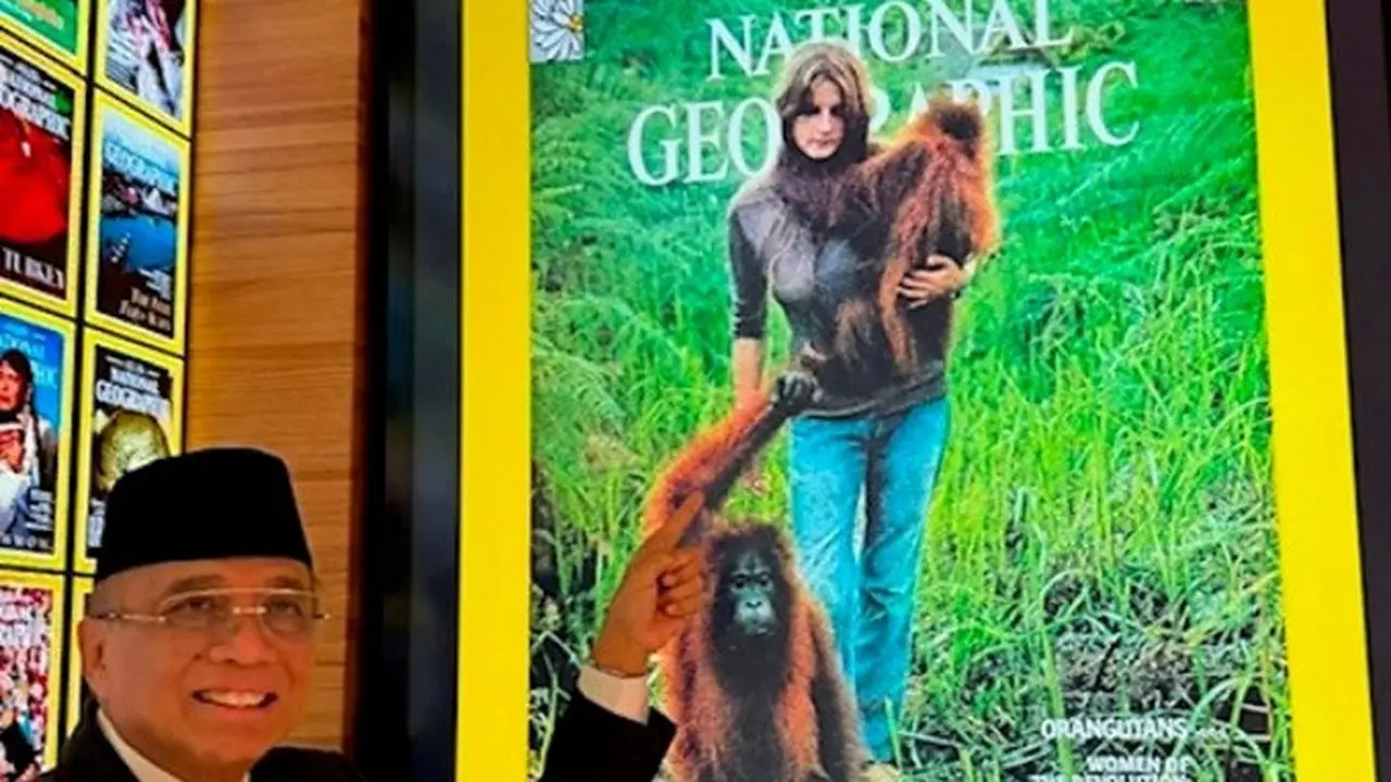 Duta Besar RI untuk AS Indroyono Soesilo dalam pembukaan Museum National Geographic di Washington DC, Amerika Serikat pada Selasa (23/6).