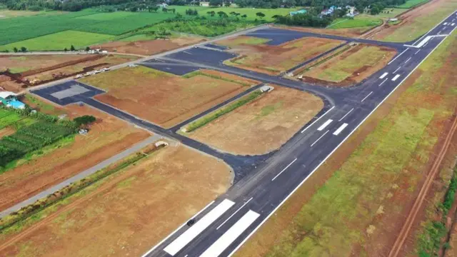 Pembangunan Bandara Jenderal Besar Soedirman Purbalingga mencapai 83,83 persen per 10 Januari 2021. (Foto: Liputan6.com/Rudal Afgani Dirgantara)