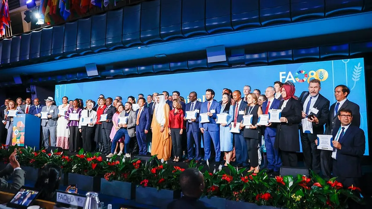 Indonesia menerima penghargaan dari Food and Agriculture Organization (FAO)