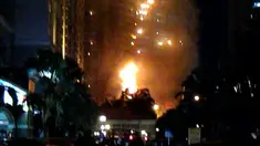 Kebakaran terjadi di Gedung Neo Soho, Jakarta Barat, Rabu (9/11/2016) malam.