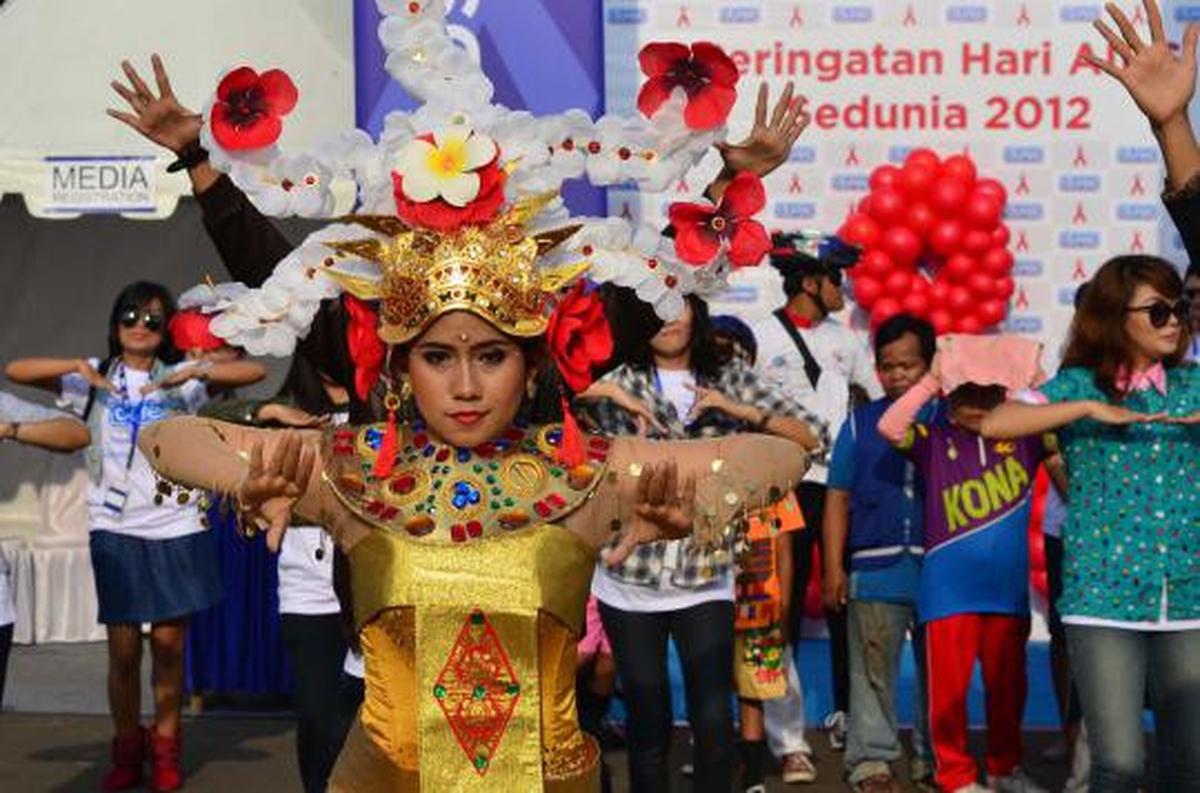 Peringatan Hari AIDS sedunia di Jakarta
