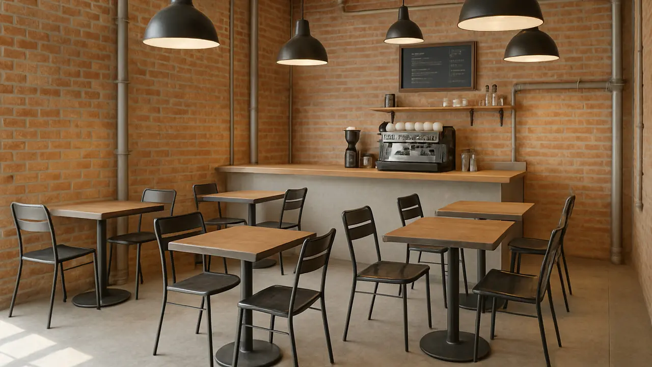 Konsep kafe minimalis (Foto: ChatGPT)