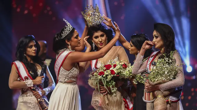 Mrs World Ditangkap Usai Copot Paksa Mahkota Mrs Sri Lanka
