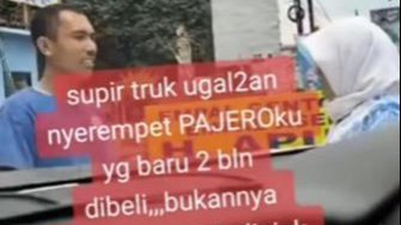 <b>Truk Ugal-ugalan Tabrak Pajero Baru Dibeli 2 Bulan</b>