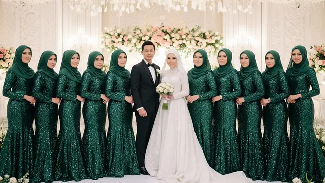Baju Bridesmaid Full Payet