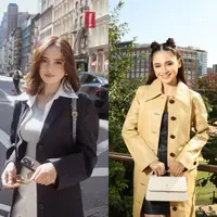 Syifa Hadju tampilkan ragam gaya fashion yang memikat saat work trip ke New York. [Foto: Instagram/ Syifa Hadju]