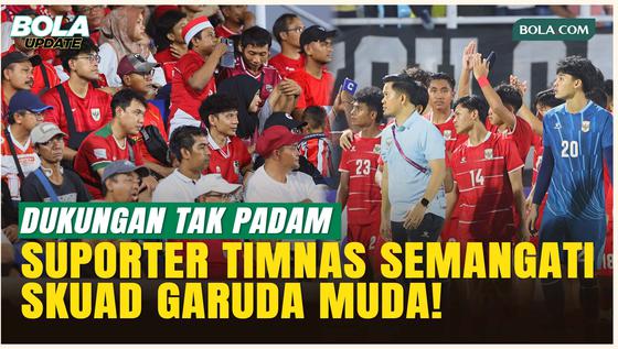 Dukungan Tak Terbendung! Suporter Bangkitkan Semangat Garuda Muda