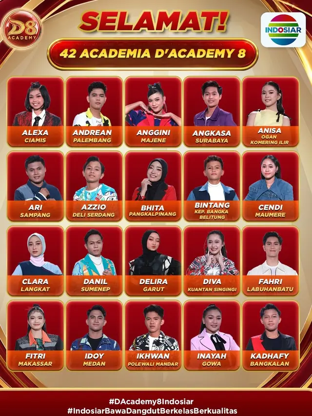 Top 42 Dangdut Academy 8
