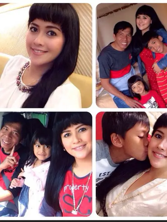 "Kalau laki-laki, saya kasih nama, kalau perempuan, Meggy yang kasih nama. Islami iya, kalau laki-laki ada Muhamammad, kalau perempuan ada nama Fatimah," lanjut Kiwil. (Insatgram/meggykiwil)