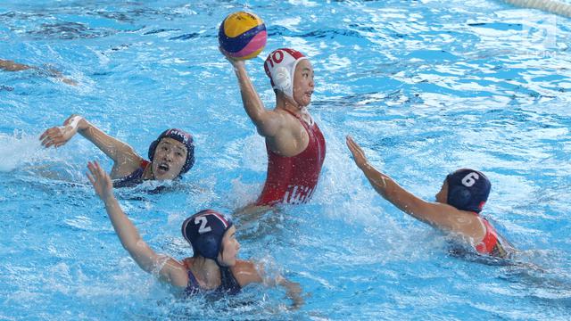 Polo Air Putri Indonesia Unggul Tipis atas Hong Kong