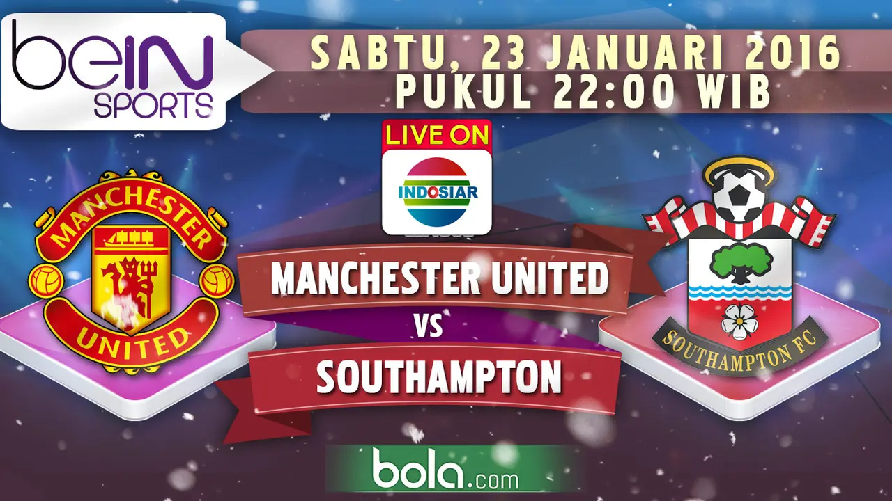 Manchester United vs Southampton (Bola.com/Samsul Hadi)