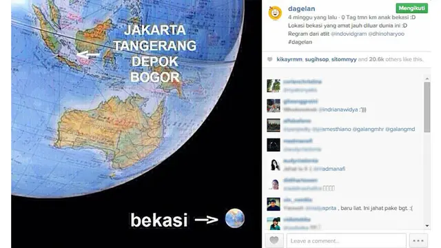 Bekasi Dibully, `Salah Apa Bekasi?`