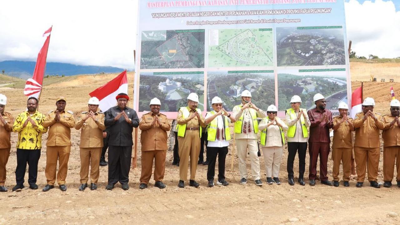 Kunjungi Wamena, Mendagri Pastikan Lokasi Pusat Pemerintahan Provinsi Papua Pegunungan