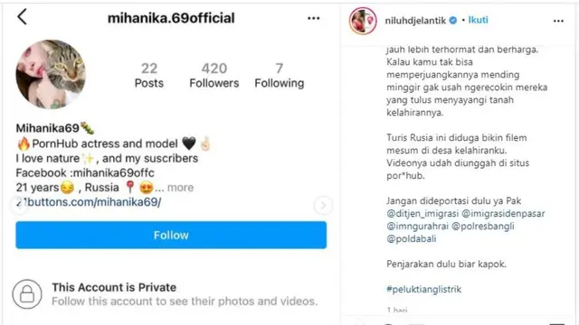 Turis Asing yang Diduga Bikin Video Mesum di Gunung Batur Bali Banjir Kecaman