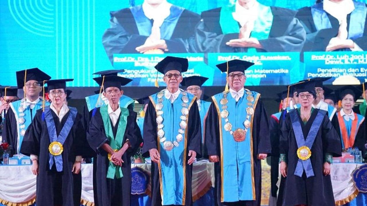 Undiksha Kukuhkan Tiga Guru Besar Baru, Perkuat Akselerasi Pendidikan Berdampak