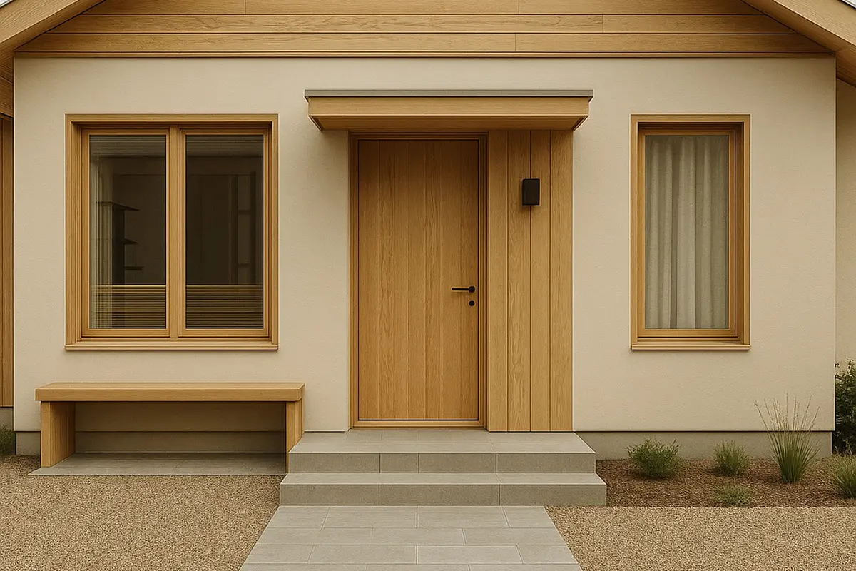 Rumah Kayu Japandi