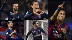 Berikut ini Julian Draxler dan lima pemain PSG yang posisinya menjadi terancam karena kedatangan Neymar. (Kolase foto-foto dari AFP)