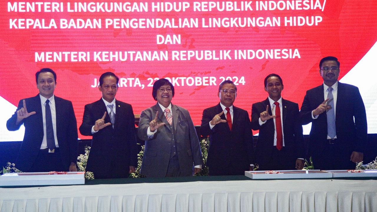 Sertijab Menteri Lingkungan Hidup dan Menteri Kehutanan